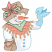 C1: Snow---White(Isacord 40 #1002)
C2: Snow Shading---Ice Cap(Isacord 40 #1074)
C3: Bird---River Mist(Isacord 40 #1248)
C4: Snow Outlines, Buttons & Bird---Crystal Blue(Isacord 40 #1249)
C5: Bird Feet & Beak---Buttercup