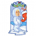 C1: Sky---Winter Sky(Isacord 40 #1165)
C2: Dark Snow---Crystal Blue(Isacord 40 #1249)
C3: Snow---White(Isacord 40 #1002)
C4: Snow Shading---Winter Sky(Isacord 40 #1165)
C5: Evergreen Bough---Bright Mint(Isacord 40 #1510
