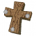 C1: Shadows---Espresso(Isacord 40 #1214)&#13;&#10;C2: Cross---Pecan(Isacord 40 #1128)&#13;&#10;C3: Wood Grain & Outlines---Bark(Isacord 40 #1186)&#13;&#10;C4: Nails---Cloud(Isacord 40 #1218)&#13;&#10;C5: Nails Outlines---Silvery Grey(Isacord 40 #1219)