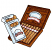 C1: Box---Light Cocoa(Isacord 40 #1158)&#13;&#10;C2: Box Shading---Chocolate(Isacord 40 #1059)&#13;&#10;C3: Cigars---Toffee(Isacord 40 #1126)&#13;&#10;C4: Cigar Shading---Copper(Isacord 40 #1158)&#13;&#10;C5: Box & Cigar Outlines---Mahogany(Isacord 40 #12