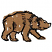 C1: Bear---Pecan(Isacord 40 #1128)&#13;&#10;C2: Bear Outlines---Black(Isacord 40 #1234)