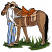 C1: Horse---Pecan(Isacord 40 #1128)&#13;&#10;C2: Horse Shading---Pine Bark(Isacord 40 #1170)&#13;&#10;C3: Saddle, Boots, Hat & Straps---Tan(Isacord 40 #1054)&#13;&#10;C4: Saddle---Copper(Isacord 40 #1158)&#13;&#10;C5: Skin---Shrimp Pink(Isacord 40 #1017)&