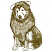 C1: Dog---Golden Grain(Isacord 40 #1126)
C2: Dog Shading & Outlines---Light Cocoa(Isacord 40 #1158)