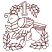 C1: One Color Design---Foliage Rose(Isacord 40 #1169)