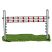 C1: Grass---Lima Bean(Isacord 40 #1177)
C2: Rails Shadow---Backyard Green(Isacord 40 #1175)
C3: Rails---White(Isacord 40 #1002)
C4: Rails Shading & Notches---Sterling(Isacord 40 #1011)
C5: Rail Outlines---Charcoal(Isaco