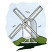 C1: Sky---Oxford(Isacord 40 #1222)&#13;&#10;C2: Hill---Lima Bean(Isacord 40 #1177)&#13;&#10;C3: Windmill Stand---White(Isacord 40 #1002)&#13;&#10;C4: Windmill Stand Shading---Sterling(Isacord 40 #1011)&#13;&#10;C5: Windmill Stand Highlights---Oxford(Isaco