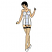 C1: Skin---Meringue(Isacord 40 #1017)
C2: Stockings---Stone(Isacord 40 #1180)
C3: Skin Shading---Tan(Isacord 40 #1054)
C4: Hair, Body Outlines & Straps---Black(Isacord 40 #1234)
C5: Slip Girdle, Earrings, Heels & Straps
