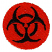 C1: Background---Poinsettia(Isacord 40 #1147)
C2: Symbol---Black(Isacord 40 #1234)