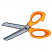 C1: Scissors---Sterling(Isacord 40 #1011)
C2: Scissors Shading---Oxford(Isacord 40 #1222)
C3: Scissors Outlines---Charcoal(Isacord 40 #1234)
C4: Scissors Handle---Goldenrod(Isacord 40 #1137)
C5: Scissors Outlines---Red