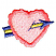 C1: Shaft---Daffodil(Isacord 40 #1135)
C2: Heart---Carnation(Isacord 40 #1121)
C3: Heart Trim---Azalea Pink(Isacord 40 #1224)
C4: Arrow Tip & Tail---Cadet Blue(Isacord 40 #1226)