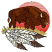 C1: Sun---Poinsettia(Isacord 40 #1147)&#13;&#10;C2: Bison---Redwood(Isacord 40 #1057)&#13;&#10;C3: Nose---Tan(Isacord 40 #1054)&#13;&#10;C4: Horns---Oat(Isacord 40 #1127)&#13;&#10;C5: Bison Shading---Chocolate(Isacord 40 #1059)&#13;&#10;C6: Bison Outlines