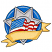 C1: Background & Star Field---Tropical Blue(Isacord 40 #1534)
C2: Background Shadow---Blue(Isacord 40 #1076)
C3: Badge---Mystik Grey(Isacord 40 #1218)
C4: Badge Highlights---Winter Sky(Isacord 40 #1165)
C5: Stripes & St
