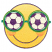 C1: Balls---Cream(Isacord 40 #1071)
C2: Ball Spots---Purple(Isacord 40 #1194)
C3: Face---Yellow Bird(Isacord 40 #1124)
C4: Face---Daffodil(Isacord 40 #1135)
C5: Cheeks---Corsage(Isacord 40 #1016)
C6: Face Outli