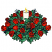 C1: Red Rose---Poppy(Isacord 40 #1037)
C2: Leaves---Emerald(Isacord 40 #1049)
C3: Leaf Shading---Evergreen(Isacord 40 #1208)
C4: Candle---Eggshell(Isacord 40 #1071)
C5: Candle Light Shading---Vanilla(Isacord 40 #1022)&#