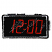 C1: Clock Case---Black(Isacord 40 #1234)
C2: Numbers---Poinsettia(Isacord 40 #1147)
C3: Clock Case Glare---Sterling(Isacord 40 #1011)
C4: Clock Case Highlights---White(Isacord 40 #1002)