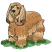 C1: Light Grass---Pear(Isacord 40 #1049)
C2: Pale Fur---Vanilla(Isacord 40 #1022)
C3: Eyes---Light Brass(Isacord 40 #1067)
C4: Dog---Meringue(Isacord 40 #1017)
C5: Dog Shading---Toffee(Isacord 40 #1126)
C6: Dog