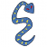 C1: Snake---Laguna(Isacord 40 #1143)&#13;&#10;C2: Outlines---Black(Isacord 40 #1234)&#13;&#10;C3: Detail---Citrus(Isacord 40 #1187)&#13;&#10;C4: Eyes---Poinsettia(Isacord 40 #1147)