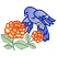 C1: Beak & Feet---Daffodil(Isacord 40 #1135)&#13;&#10;C2: Bird---Ice Cap(Isacord 40 #1074)&#13;&#10;C3: Bird Shading---Wedgewood(Isacord 40 #1028)&#13;&#10;C4: Bird Outlines---Colonial Blue(Isacord 40 #1253)&#13;&#10;C5: Petals---Daffodil(Isacord 40 #1135