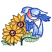 C1: Leaves---Spring Frost(Isacord 40 #1047)
C2: Leaf Stems & Outline---Lime(Isacord 40 #1176)
C3: Petals & Feet---Lemon(Isacord 40 #1167)
C4: Petal Shading---Gold(Isacord 40 #1185)
C5: Flower Outline---Tarnished Gold(Is