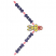 C1: Rabbit Head---Daffodil(Isacord 40 #1135)
C2: Small Heads & Outline---Cadet Blue(Isacord 40 #1226)
C3: Small Head Outline---Teal(Isacord 40 #1172)
C4: Ribbon & Eggs---Impatience(Isacord 40 #1111)
C5: Ribbon Outline--
