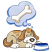 C1: Thought Bubble---Ice Cap(Isacord 40 #1074)
C2: Thought Bubble Shading, Outlines & Dish---Wedgewood(Isacord 40 #1028)
C3: Dish---White(Isacord 40 #1002)
C4: Inside Dish---Imperial Blue(Isacord 40 #1198)
C5: Nose---Es