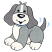 C1: Nose & Eyes---Charcoal(Isacord 40 #1234)&#13;&#10;C2: Head Stripe, Belly & Feet---Eggshell(Isacord 40 #1071)&#13;&#10;C3: Ears & Tail---Cobblestone(Isacord 40 #1219)&#13;&#10;C4: Dog---Sterling(Isacord 40 #1011)&#13;&#10;C5: Collar---Oxford(Isacord 40