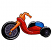 C1: Pedal Holder---White(Isacord 40 #1002)
C2: Bike Handles---Pumpkin(Isacord 40 #1168)
C3: Seat---Poinsettia(Isacord 40 #1147)
C4: Seat Shading---Bordeaux(Isacord 40 #1035)
C5: Back Seat---Tropical Blue(Isacord 40 #153