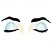 C1: Skin---Shrimp Pink(Isacord 40 #1017)
C2: Eye Shadow---Snowmoon(Isacord 40 #1151)
C3: Eye Lid Highlights---Island Waters(Isacord 40 #1045)
C4: Eyebrows & Eyelashes---Black(Isacord 40 #1234)