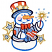 C1: Snowman---White(Isacord 40 #1002)&#13;&#10;C2: Hat, Tie, Patch & Flag---Flamingo(Isacord 40 #1020)&#13;&#10;C3: Hat, Vest, Flag & Sparkler---Celestial(Isacord 40 #1028)&#13;&#10;C4: Stars---Vanilla(Isacord 40 #1022)&#13;&#10;C5: Stars, Hat & Jacket---
