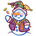 C1: Hat & Snowman---White(Isacord 40 #1002)
C2: Hat, Jacket & Ground---Wild Iris(Isacord 40 #1032)
C3: Cuffs, Hat & Cheeks---Impatience(Isacord 40 #1111)
C4: Hat & Patch---Pear(Isacord 40 #1049)
C5: Patch & Mask---Golde