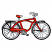 C1: Tires---Charcoal(Isacord 40 #1234)
C2: Handles, Seat & Tires---White(Isacord 40 #1002)
C3: Handle Bars & Pedal---Oyster(Isacord 40 #1236)
C4: Spokes---River Mist(Isacord 40 #1248)
C5: Fenders---Whale(Isacord 40 #104