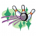 C1: Background---Spring Frost(Isacord 40 #1047)
C2: Bowling Pin Shading---Winter Sky(Isacord 40 #1165)
C3: Bowling Pins---White(Isacord 40 #1002)
C4: Bowling Ball Highlight---Mystik Grey(Isacord 40 #1218)
C5: Bowling Ba