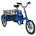 C1: Back Frame---Sapphire(Isacord 40 #1535)
C2: Basket, Tires, Seat & Grips---Charcoal(Isacord 40 #1234)
C3: Chrome Parts---White(Isacord 40 #1002)
C4: Chrome Parts Shading---Sterling(Isacord 40 #1011)
C5: Tire Shading