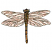 C1: Wings---Pearl / Iridescent(Yenmet/ Isamet #7021)&#13;&#10;C2: Wings Shading---Peach Metallic(Yenmet/ Isamet #7042)&#13;&#10;C3: Wings Outlines---Pearl Black Metallic(Yenmet/ Isamet #7051)&#13;&#10;C4: Dragonfly---Golden Grain(Isacord 40 #1126)&#13;&#1