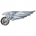 C1: Wings ---White(Isacord 40 #1002)
C2: Wings Shading---Oxford(Isacord 40 #1222)
C3: Wing Outlines & Tire---Black(Isacord 40 #1234)
C4: Tire Highlights---Ice Cap(Isacord 40 #1074)