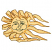 C1: Sun---Parchment(Isacord 40 #1066)&#13;&#10;C2: Sun Shading---Goldenrod(Isacord 40 #1137)&#13;&#10;C3: Sun Outlines---Autumn Leaf(Isacord 40 #1126)&#13;&#10;C4: Sun Face---Golden Grain(Isacord 40 #1126)