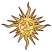 C1: Sun---Parchment(Isacord 40 #1066)&#13;&#10;C2: Sun Shading---Goldenrod(Isacord 40 #1137)&#13;&#10;C3: Sun Outlines---Dark Rust(Isacord 40 #1181)