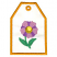 C1: Leaves---Light Kelly(Isacord 40 #1101)
C2: Leaves---Emerald(Isacord 40 #1049)
C3: Petals---Grape(Isacord 40 #1032)
C4: Petals---Frosted Plum(Isacord 40 #1080)
C5: Center---Citrus(Isacord 40 #1187)
C6: Cente