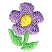 C1: Stem---Spring Frost(Isacord 40 #1047)
C2: Flower---Lavender(Isacord 40 #1193)
C3: Flower Center---Daffodil(Isacord 40 #1135)