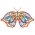 C1: Wing Drops & Antenna---Corsage(Isacord 40 #1016)
C2: Wings & Stripes---White(Isacord 40 #1002)
C3: Wing Fading---Lemon(Isacord 40 #1167)
C4: Wing Stripes---Oxford(Isacord 40 #1222)
C5: Wing Detail---Corsage(Isacord