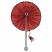 C1: Fan & Tassel---Mauve(Isacord 40 #1119)
C2: Fan Shading---Burgundy(Isacord 40 #1169)
C3: Fan Holder---Mystik Grey(Isacord 40 #1218)
C4: Fan Outlines---Black(Isacord 40 #1234)