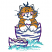 C1: Inside Egg---Baguette(Isacord 40 #1229)
C2: Egg---Eggshell(Isacord 40 #1071)
C3: Egg Stripes---Amethyst Frost(Isacord 40 #1254)
C4: Paws, Chest, Face & Ears---White(Isacord 40 #1002)
C5: Cat---Honey Gold(Isacord 40