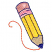 C1: Pencil Line---Spanish Tile(Isacord 40 #1020)
C2: Eraser---Petal Pink(Isacord 40 #1225)
C3: Eraser Shading---Azalea Pink(Isacord 40 #1224)
C4: Eraser Shading---Teaberry(Isacord 40 #1213)
C5: Pencil---Citrus(Isacord 4
