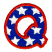 C1: Letter---Sapphire(Isacord 40 #1535)
C2: Stars---White(Isacord 40 #1002)
C3: Letter Outlines---Poinsettia(Isacord 40 #1147)