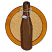 C1: Background---Flax(Isacord 40 #1055)&#13;&#10;C2: Background Frame---Autumn Leaf(Isacord 40 #1126)&#13;&#10;C3: Background Outlines---Pine Bark(Isacord 40 #1170)&#13;&#10;C4: Bottle---Espresso(Isacord 40 #1214)&#13;&#10;C5: Bottle Dark Shading---Mahoga