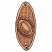 C1: Door Knob---Tan(Isacord 40 #1054)
C2: Door Knob Shading---Taupe(Isacord 40 #1179)
C3: Door Knob Details---Rust(Isacord 40 #1058)
C4: Door Knob Outlines---Mahogany(Isacord 40 #1215)
C5: Door Knob Highlights---Muslin(
