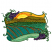 C1: Sky---Goldenrod(Isacord 40 #1137)
C2: Sky Shading---Fox Fire(Isacord 40 #1184)
C3: Sun---Daisy(Isacord 40 #1187)
C4: Distant Fields---Caper(Isacord 40 #1227)
C5: Distant Fields Shading---Golden Brown(Isacord 40 #117