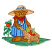 C1: Inside Cart---Pine Bark(Isacord 40 #1170)
C2: Corn---Lemon(Isacord 40 #1167)
C3: Potato---Autumn Leaf(Isacord 40 #1126)
C4: Tomato---Red Berry(Isacord 40 #1246)
C5: Tomato Shading---Tulip(Isacord 40 #1533)
