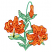 C1: Leaves & Stems---Spring Frost(Isacord 40 #1047)&#13;&#10;C2: Leaves & Stems Shading---Emerald(Isacord 40 #1049)&#13;&#10;C3: Leaf Outlines---Grasshopper(Isacord 40 #1176)&#13;&#10;C4: Flowers---Apricot(Isacord 40 #1238)&#13;&#10;C5: Flowers Light Shad