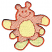 C1: Hands, Feet & Belly---Daffodil(Isacord 40 #1135)
C2: Body---Shrimp(Isacord 40 #1258)
C3: Stitches & Outlines---Apricot(Isacord 40 #1238)